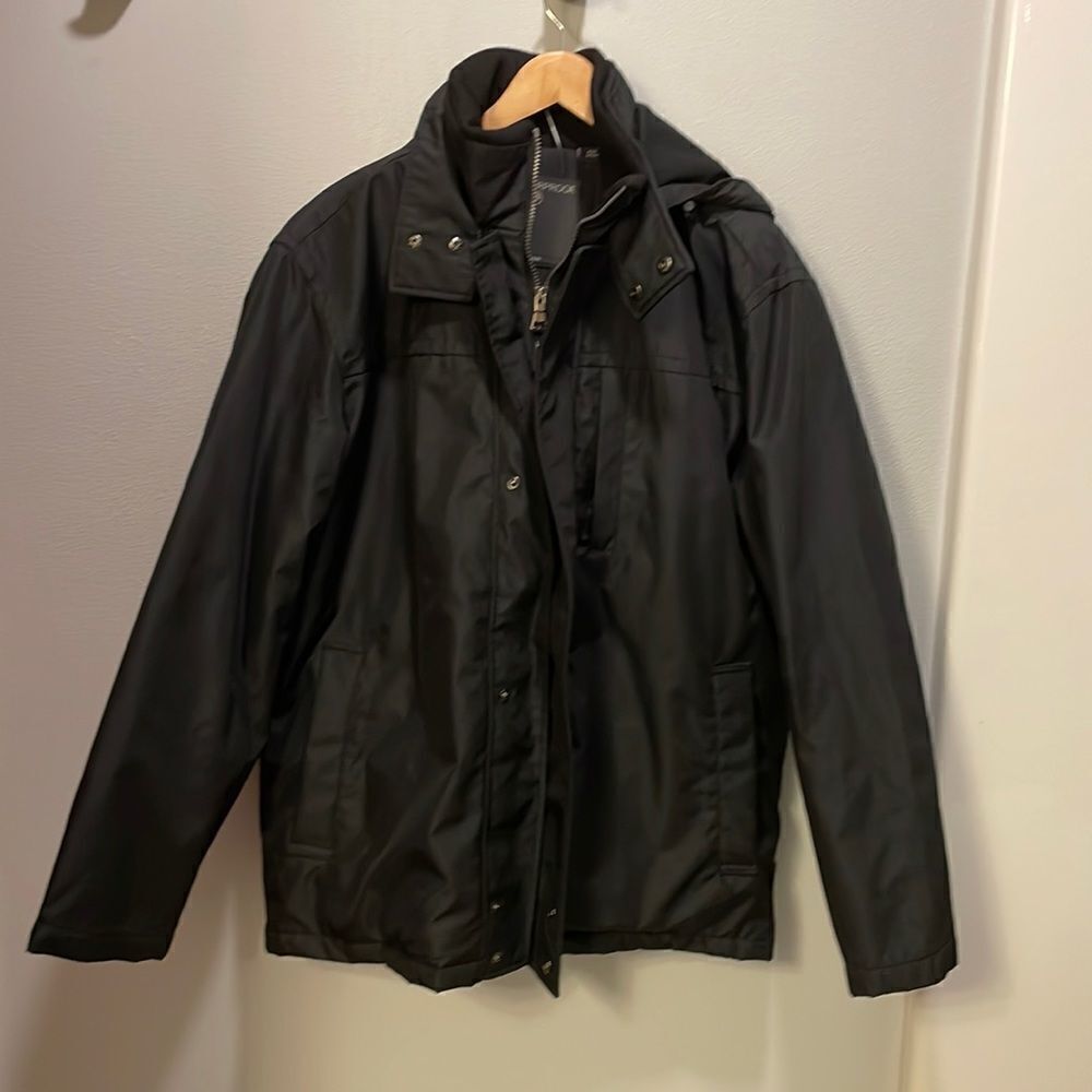 WEATHPROOF mens black ski jacket